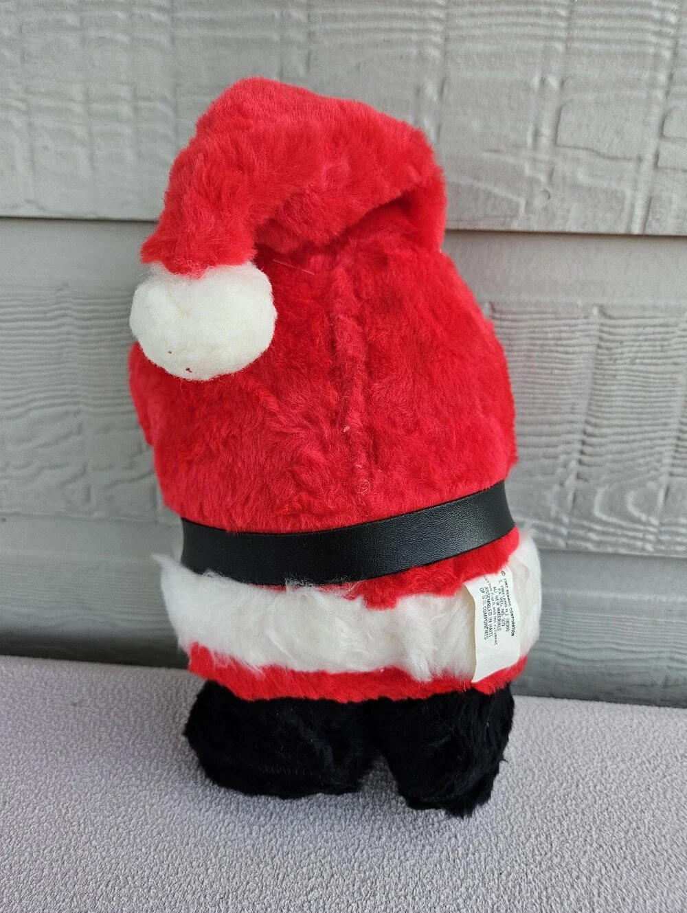 VTG Rennoc Santa Claus 1982 Figure Rubber Face Chubby Cheeks Kitsch Whimsical